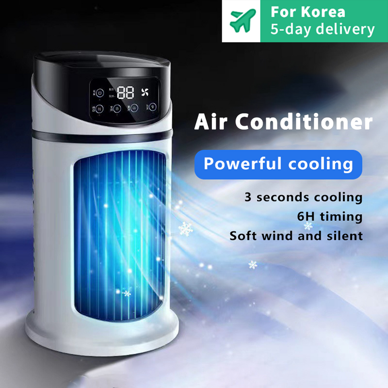Miniventilador de aire acondicionado para el hogar, Enfriador de agua para habitación y oficina, aire acondicionado portátil móvil