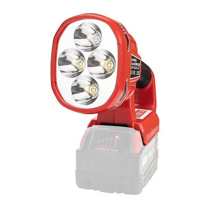 For Milwaukee 18V Li-Ion Battery Portable 12W LED Lamp Flashlight Outdoor Work Light High Quality LED Lighting Emergency