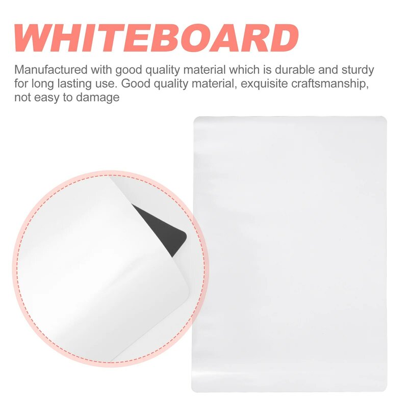 1 conjunto de geladeira ímã geladeira decalque casa prático placa de mensagem com canetas quadro branco para o escritório