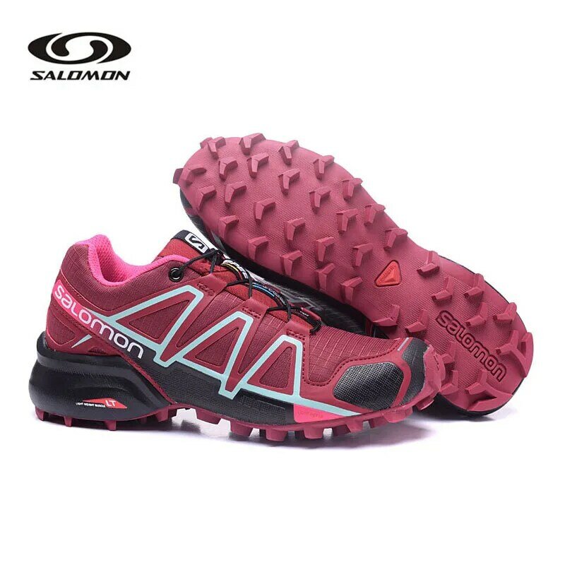 Zapatillas de correr para mujer, zapatos originales para caminar, Tenis Salomon SpeedCross 4