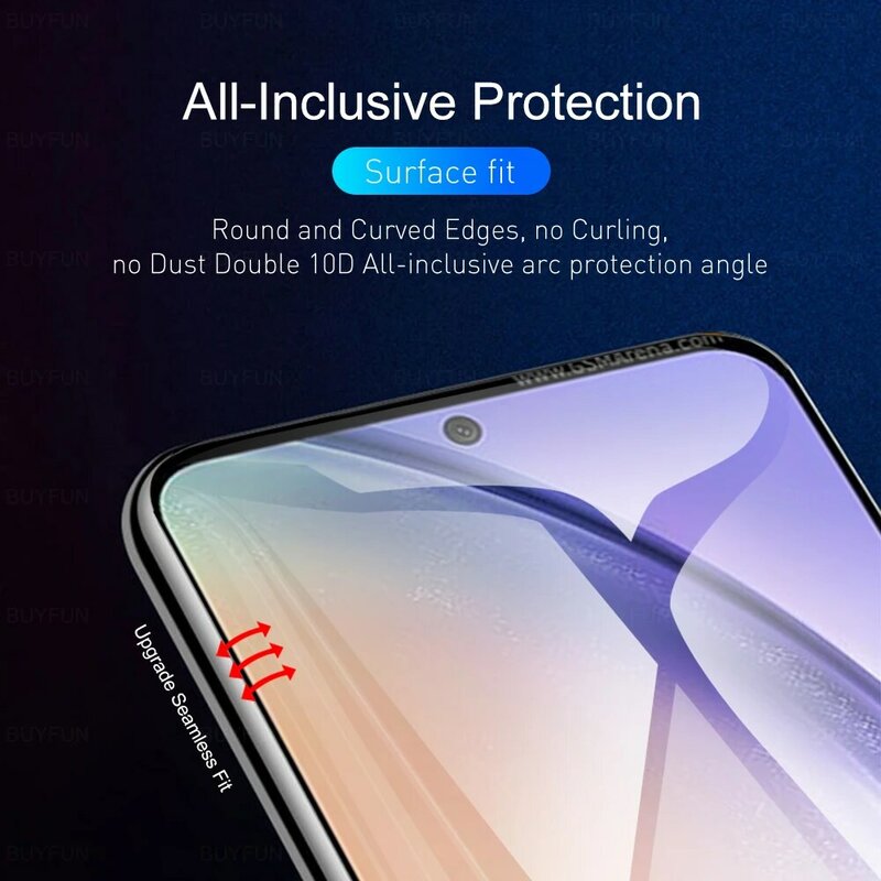 9000D Samsung Galaxy A54 2PCS Soft Hydrogel Films For Samung Gaxaly A33 5G A23 A53 A73 Soft Frost Film not Protective Glass