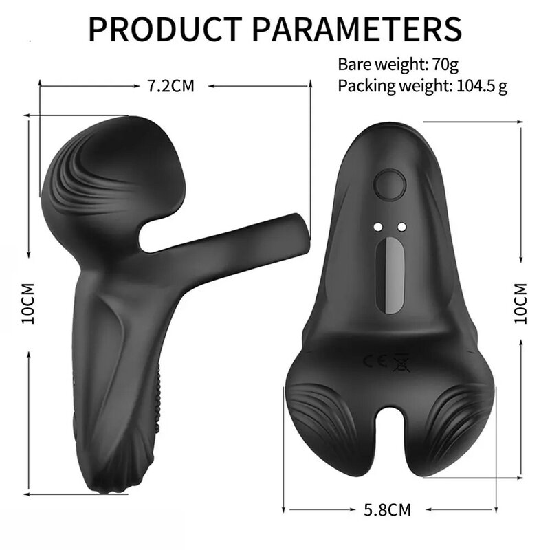 Penis Ring Vibrator Wireless Remote Control Cockring Vaginal Stimulator Massager Sex Toys For Men Chastity Cock Rings Sleeve