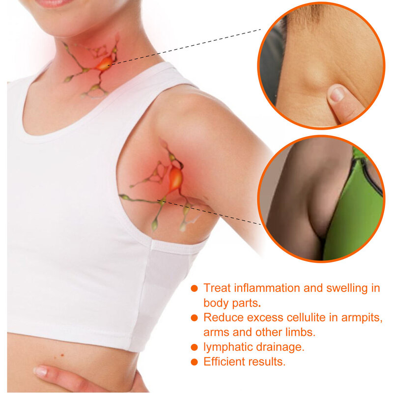 Herbal Lymphatic Care Patch Lymphatic Drainage Patches Lymph Node Patch Accessory Breasts Sticker Remove Swelling And