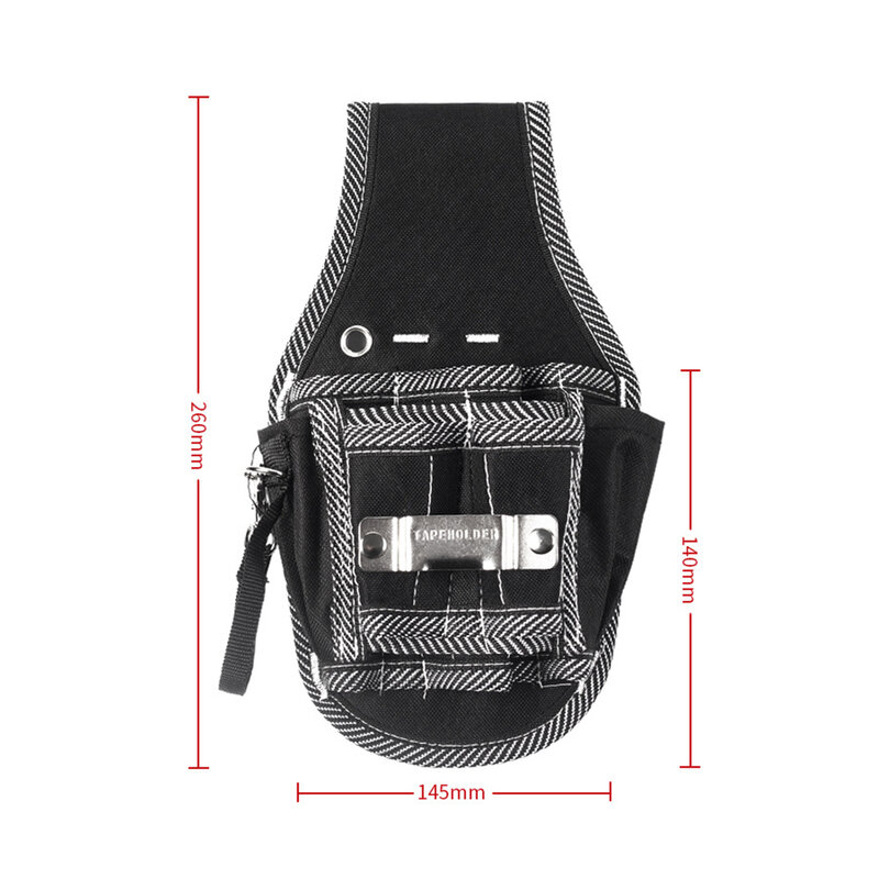 1-5 pezzi 9 in 1 cacciavite per cintura per attrezzi supporto per Kit di utilità borsa per attrezzi in tessuto di Nylon 600D di alta qualità borsa per tasca in vita per elettricista