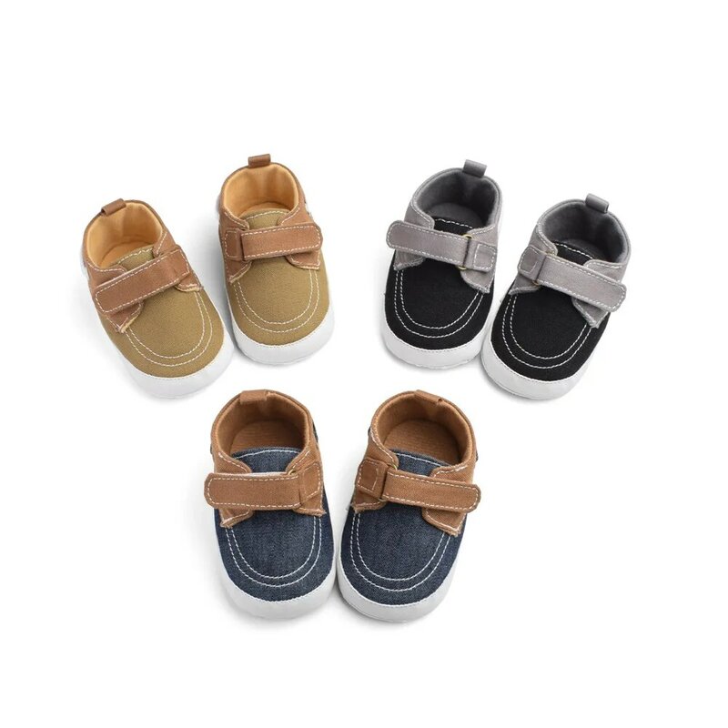 Chaussures en toile décontractées pour hommes, chaussures de printemps et d'automne pour bébés de 0 à 1 ans, semelle souple, D921