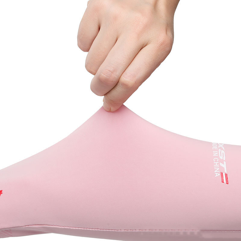 Солнцезащитные шелковые перчатки с защитой от УФ-лучей для женщин, Нескользящие открытые пальцы, высокоэластичные женские и мужские наружн...