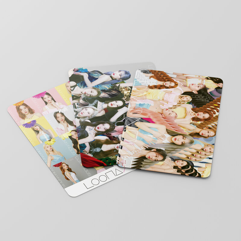55 sztuk/zestaw Kpop LOONA karty Lomo 4. Rocznica wysokiej jakości karty albumu na zdjęcia HD
