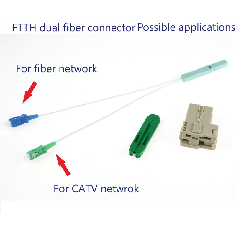 Konektor Cepat Serat Optik Konektor Mekanik Splicer untuk Kabel Drop/Rak Server/Panel Patch/Perbaikan untuk Jaringan Serat