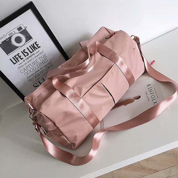 Lulu Handbag Shoe Position Dry and Wet Separation Sports Large-capacity Travel Bag Training Bag Fitness Yoga Shoulder Bag