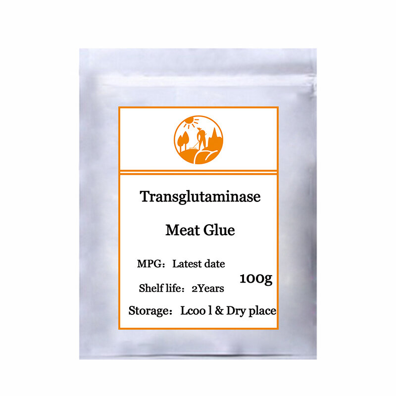 Enzima tg 100g-1kg da transglutaminase do produto comestível do aditivo da carne transglutaminase (colagem da carne)