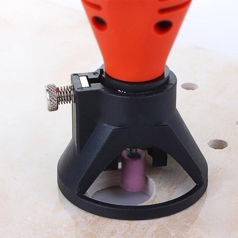 Lectric grinder locator mini bell boca retentor de polimento chifre capa modelo titular fresa base positioner