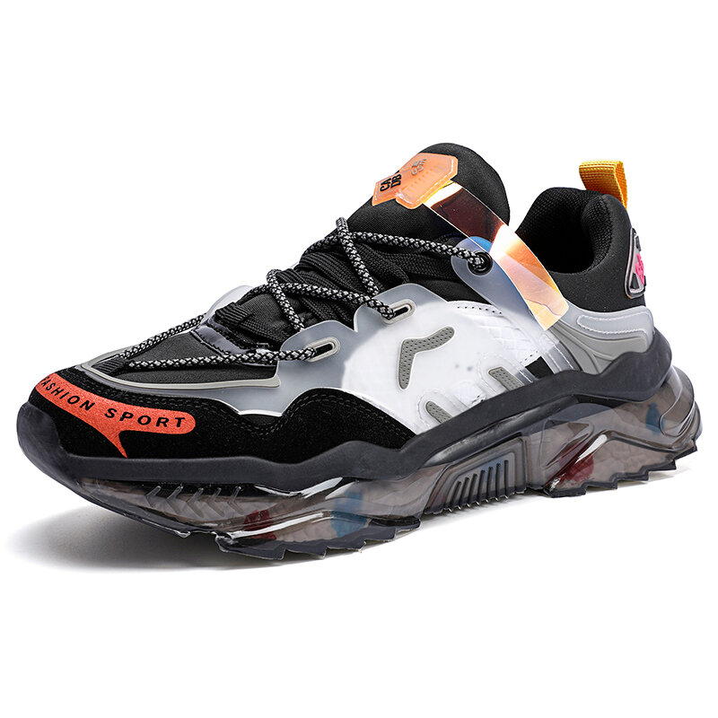 Selamat Berbelanja Sepatu Pria Sepatu Olahraga Jalanan Ringan Tahan Aus Modis Sepatu Sneakers Tren Antilembap Jaring Sepatu Lari Grosir