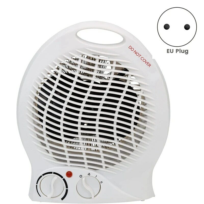 1 шт. воздушный Нагреватель с 2 настройками нагрева и охлаждающим портативным нагревателем, настольный вентилятор с европейской вилкой