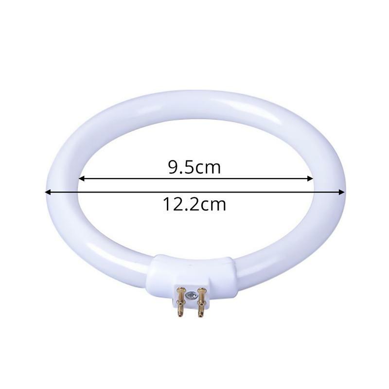 Tubo branco da lâmpada fluorescente do anel da lâmpada com 4 pinos 11w t4 tubos anulares redondos anti-quatro pinos