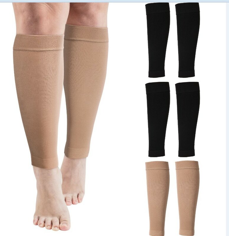 Calcetines de manga de compresión para mujer y hombre, calcetín deportivo de presión, medias de presión transpirables y delgadas para exteriores