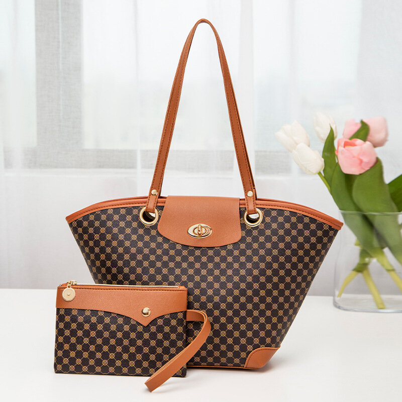 กระเป๋าและกระเป๋าถือ Luxury Designer ผู้หญิง2022ใหม่อินเทรนด์ระเบิดแบบพกพาไหล่กระเป๋า All-Match Tote Shopping Bag