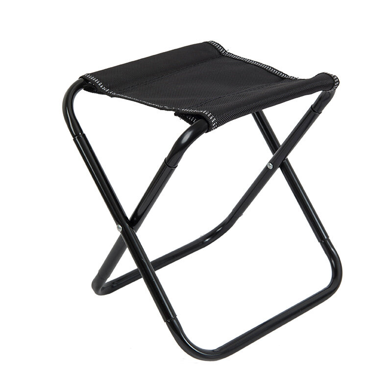 Tabouret de pêche pliable en acier inoxydable, chaise de Camping Portable, en tissu Oxford