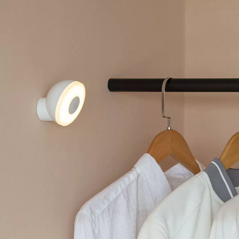 Xiaomi Mijia lampka nocna LED 2 Bluetooth wersja lampa przyciąganie magnetyczne 360 regulowany czujnik ruchu ciała na podczerwień sypialnia