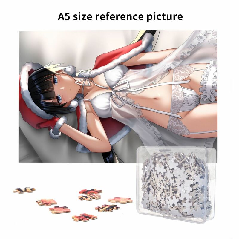 Anime material quebra-cabeça jk natal lingerie h poster pintura 1000 peça quebra-cabeça para adulto stress alívio brinquedo hentai sexy merch decoração do quarto