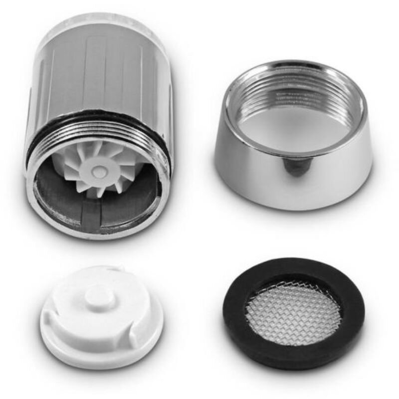 Sensor LED Wasserhahn Wasserfilter Filter Temperatur Sensing Threecolor Bunte Ändern Miniatur Wasserhahn Licht Home Appliance