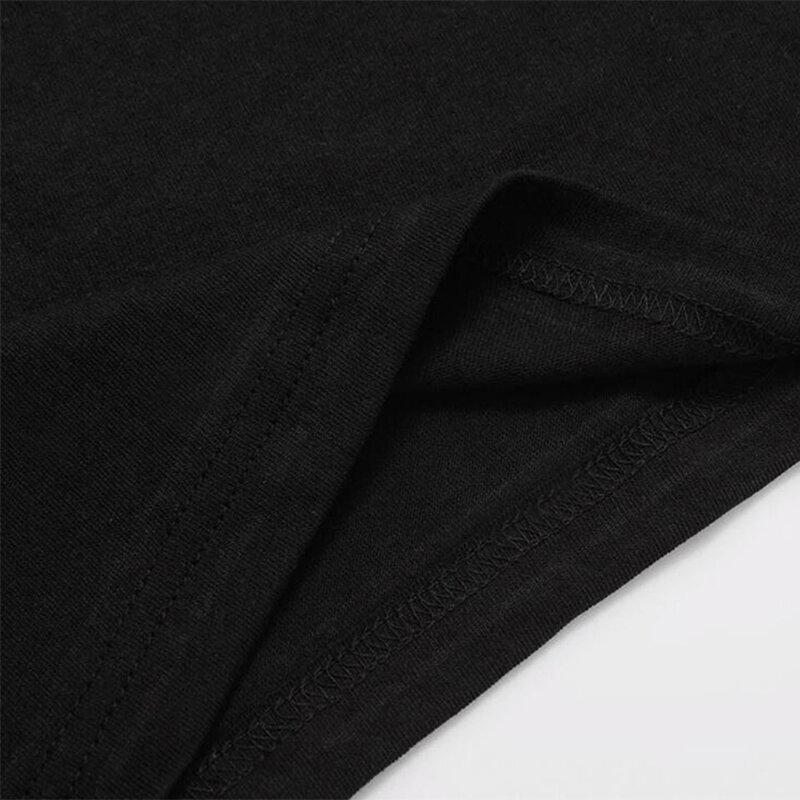 Nadruk kota nowatorski Tshirt czarne koszulki męskie kreskówkowe topy koszulki odzież Kawaii ponadgabarytowe estetyczne koszulki Vintage Tees Camiseta