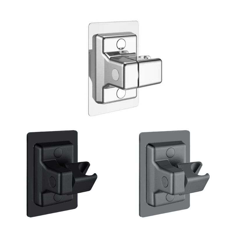 Chuveiro Cabeça Titular Ajustável Wall Mounted Duche Titulares Auto-Adesivo Chuveiro Handheld-Bracket Banheiro Acessórios 40JA