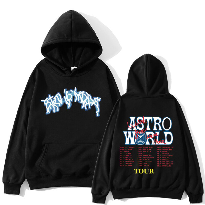 Moda travis scott tour astroworld hoodie masculino unisex de alta qualidade streetwear hip hop espero que você esteja aqui uma peça venda quente