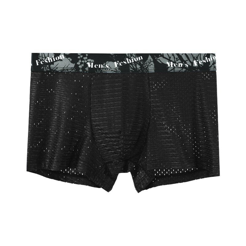 Alta qualidade 4 pçs/lote dos homens cueca shorts boxers underwear cor sólida respirável íntimo homem modal boxers