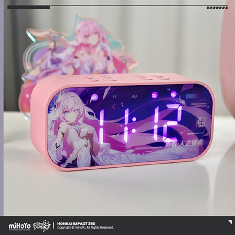 Elysia Herrscher Van Menselijk: Ego Bluetooth Speaker Game Honkai Impact 3 Mihoyo Officiële Wekker Anime Verjaardagscadeau Ornament