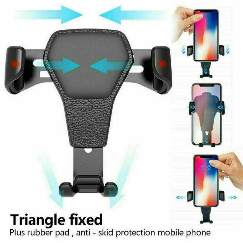 Universal Mobile Car Phone Holder Air Vent Gravity Design Mount Cradle Stand UK