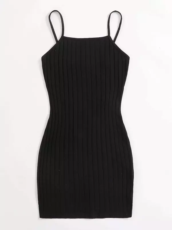 Dresses for women 2022 Ribbed Cami Bodycon Mini Dress