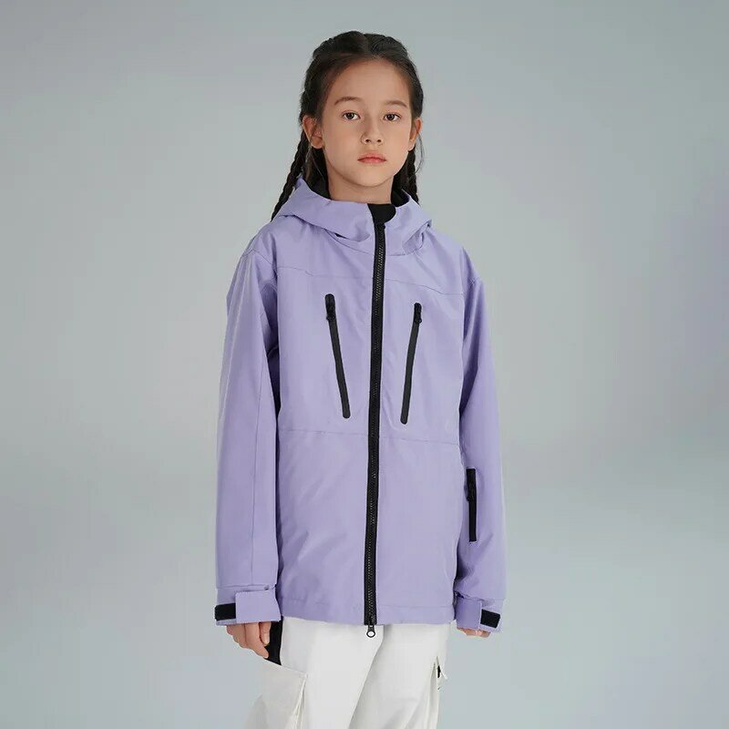SEARIPE лыжные куртки, детский зимний теплый костюм, водонепроницаемая ветровка, Термоодежда, зимнее пальто, Уличное оборудование для мальчиков и девочек
