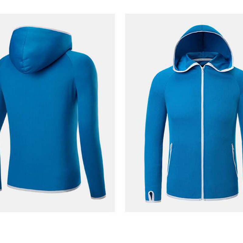 1pc proteção de secagem rápida leve casaco hoodie proteção solar roupas para esportes acampamento ciclismo