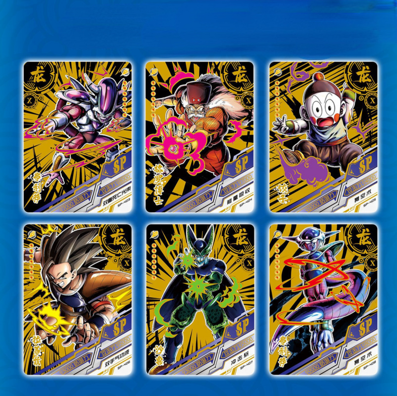 Carte Flash Dragon Ball, jeu de bataille de héros Sun Wukong, collection de cartes Anime, vente en gros, boîte ennemi aléatoire