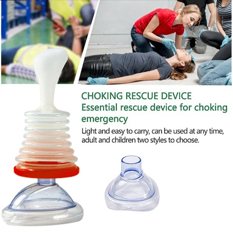Dispositivo portátil de asfixia para adultos y niños, aparato de primeros auxilios, entrenador de respiración, dispositivo de rescate para asfixia Simple para el hogar