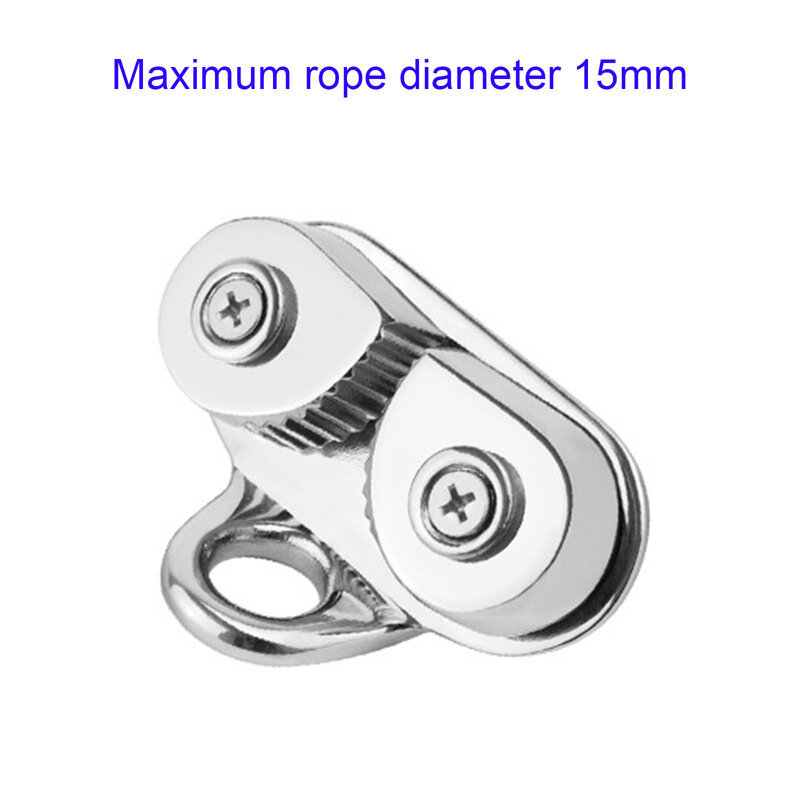 Stainless Steel Cam Cleat Boat Cam Cleats 85X38mm Marine Rope Cleat Fairlead For 3-15Mm Line Boat Accessories Marine