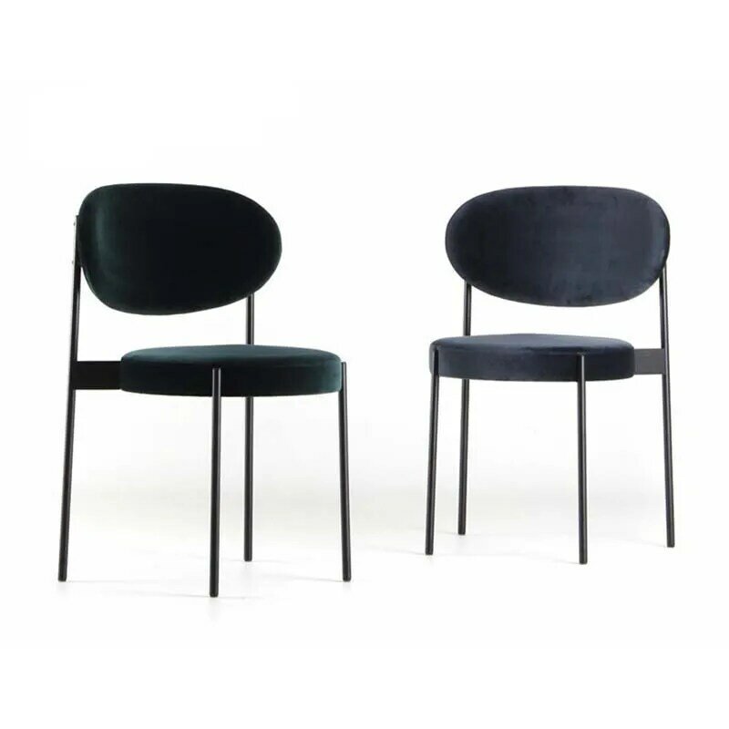 Nordic INS Outdoor Casual krzesła krzesło do jadalni dom umeblowanie proste nowoczesne żelazko osobowość kreatywne wygodne krzesło kawowe