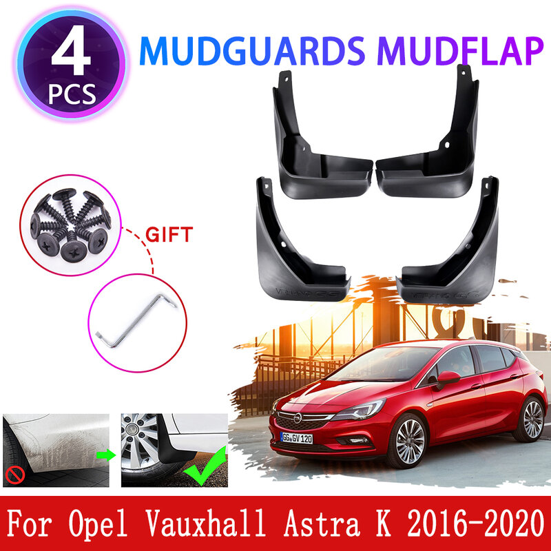 for Opel Vauxhall Astra K 2016 2017 2018 2019 2020 Mudguards Mudflaps Fender Mud Flap Splash Guards Protect Cover Accessories