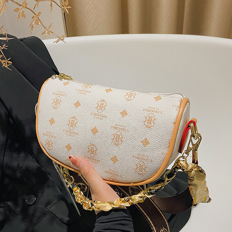 2022 летняя европейская роскошная Модная брендовая сумка, Женская сумочка, сумка на одно плечо