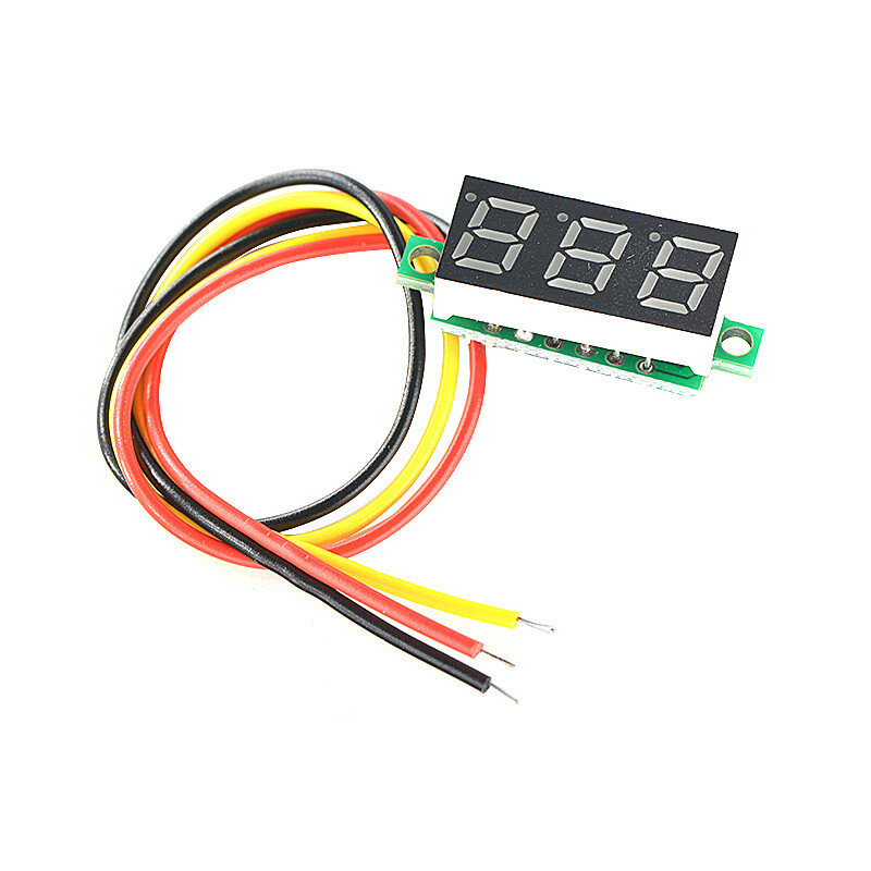 0.28 Inci Digital LED Modul Tampilan Mini DC 0-100V Voltmeter Voltage Tester Panel Meter Gauge Motor Mobil