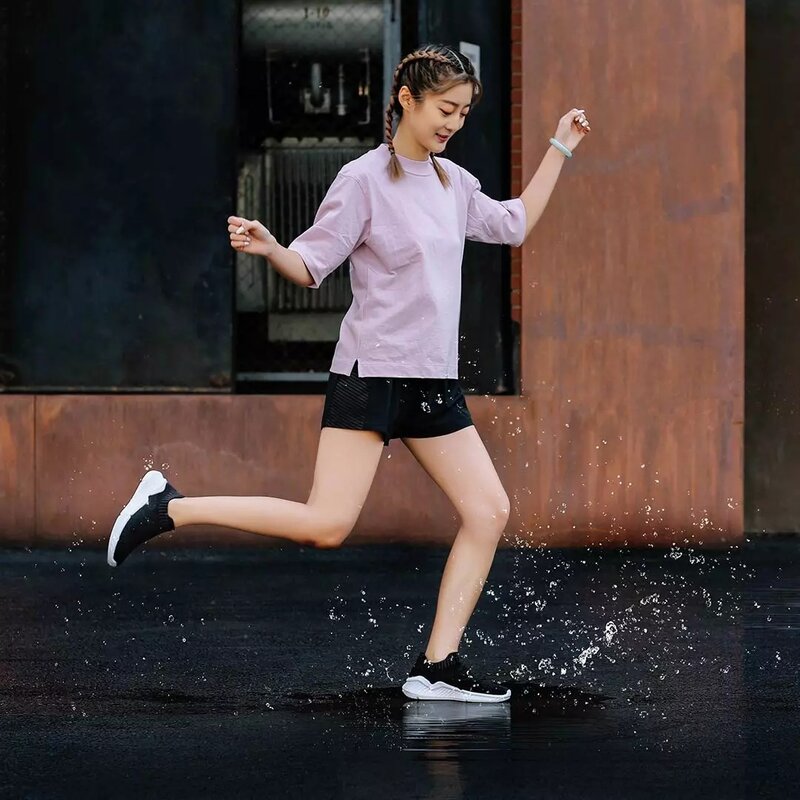 Youpin freetie sneaker mulher andando meias sapatos meninas correndo para esportes ao ar livre sapatos hosehold sapato