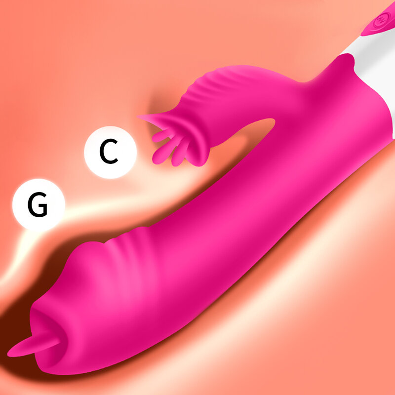 Вибраторы для точки G, фаллоимитатор присосках, для клитора, Стимулятор клитора для женщин, вагинальное сосание, лижущий язык, вибратор, фалл...