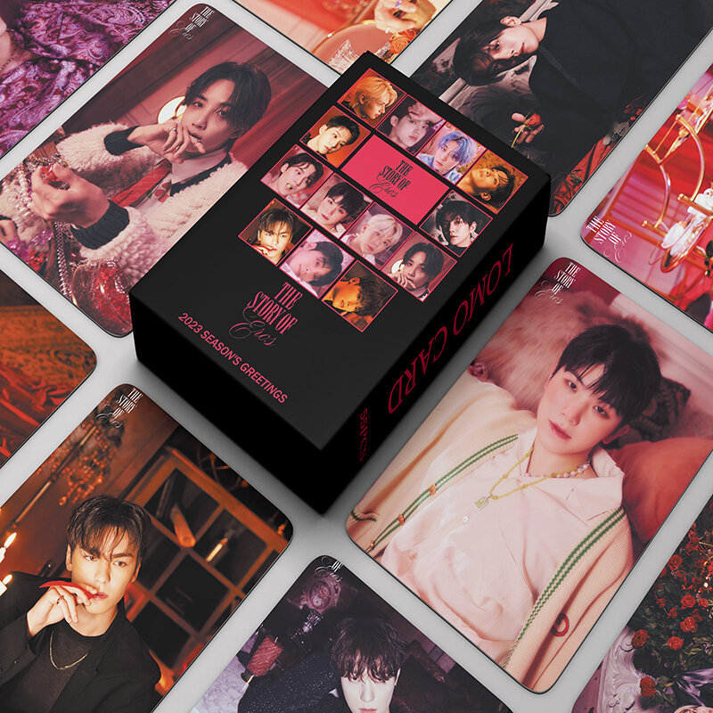 Kpop-子供向けのパーフォタカード,17のポストカード,アルバム,ファッション,かわいいグループ,ギフト,写真,55ピース/セット