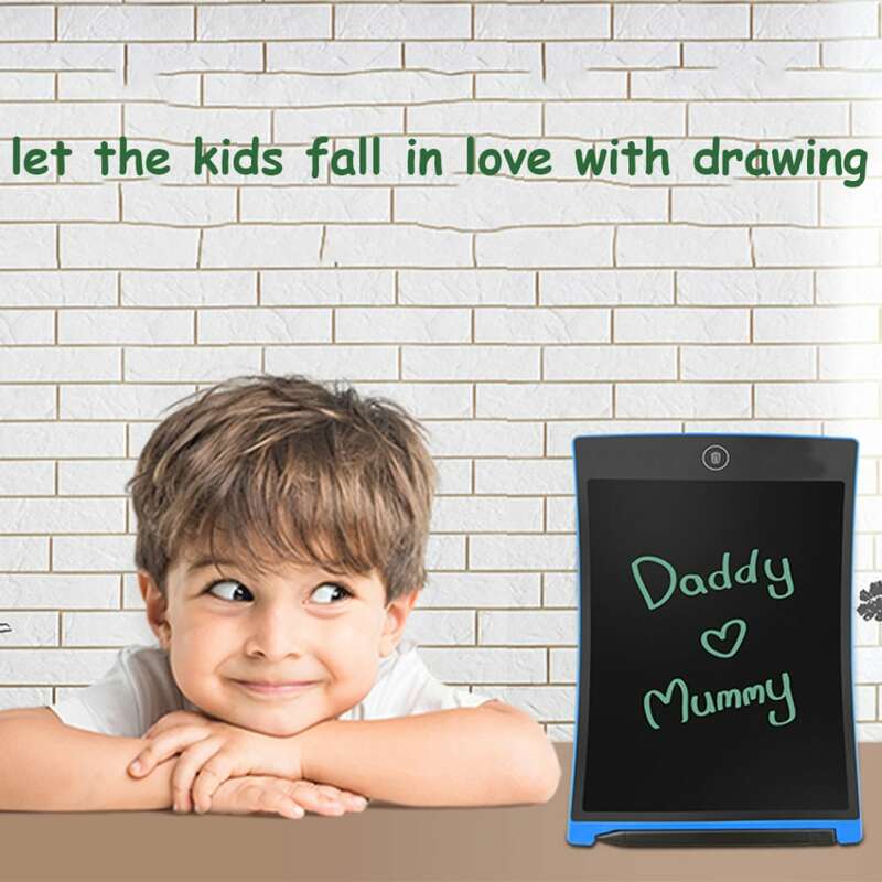 Tablero de dibujo electrónico para niños, tableta de escritura LCD reutilizable borrable, 8,5/12 pulgadas, regalo electrónico para niños