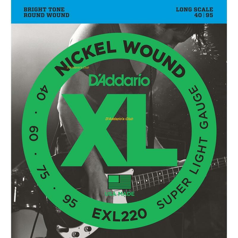 EXL170-5 Guitar Bass 5 Dây Đèn 45-130 XL Niken EXL220 /170 /165 Dụng Cụ Âm Nhạc Phụ Kiện Giá Rẻ vận Chuyển