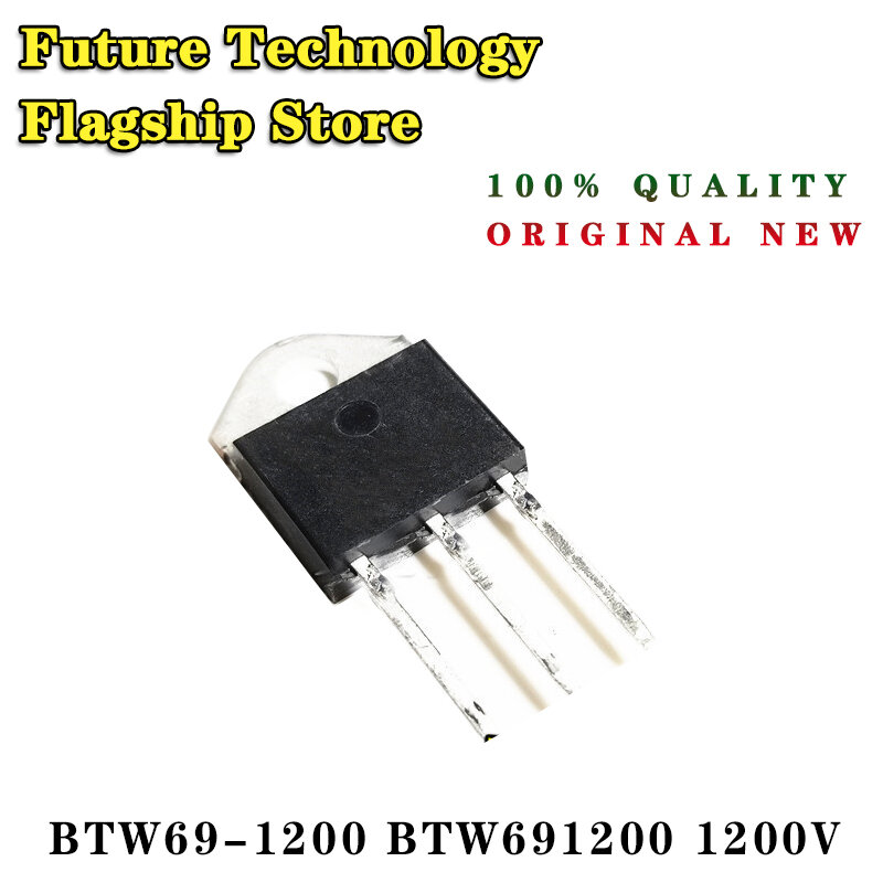 BTW69-1200 دي 5 piezas ، BTW691200 ، TO3P ، BTW69 ، 1200 فولت ، TO-3P ، SCR ، nuevo y الأصلي
