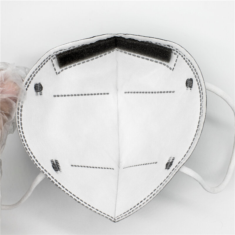 60 шт./коркор. маска KN95 с активированным углем POWECOM, защитная маска для лица, противопылевая мундштук, крышка mascarilla tapabocas