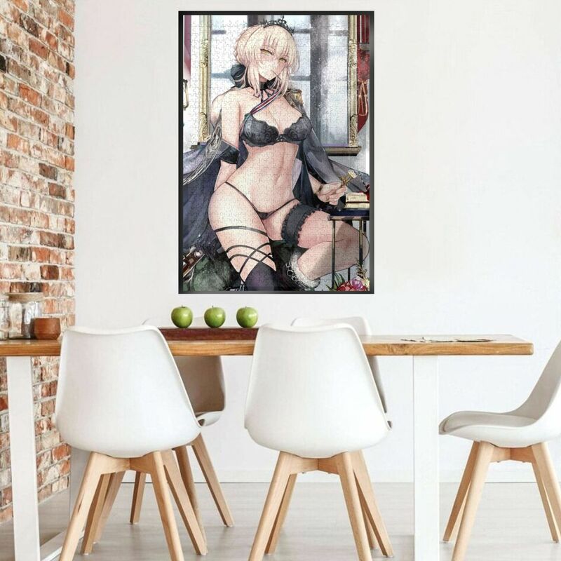 Anime Puzzle Fate Grand Order Poster 1000 Piece Puzzle for Adults Doujin Altria Belle Puzzle Comic Merch Hentai Sexy Room Decor