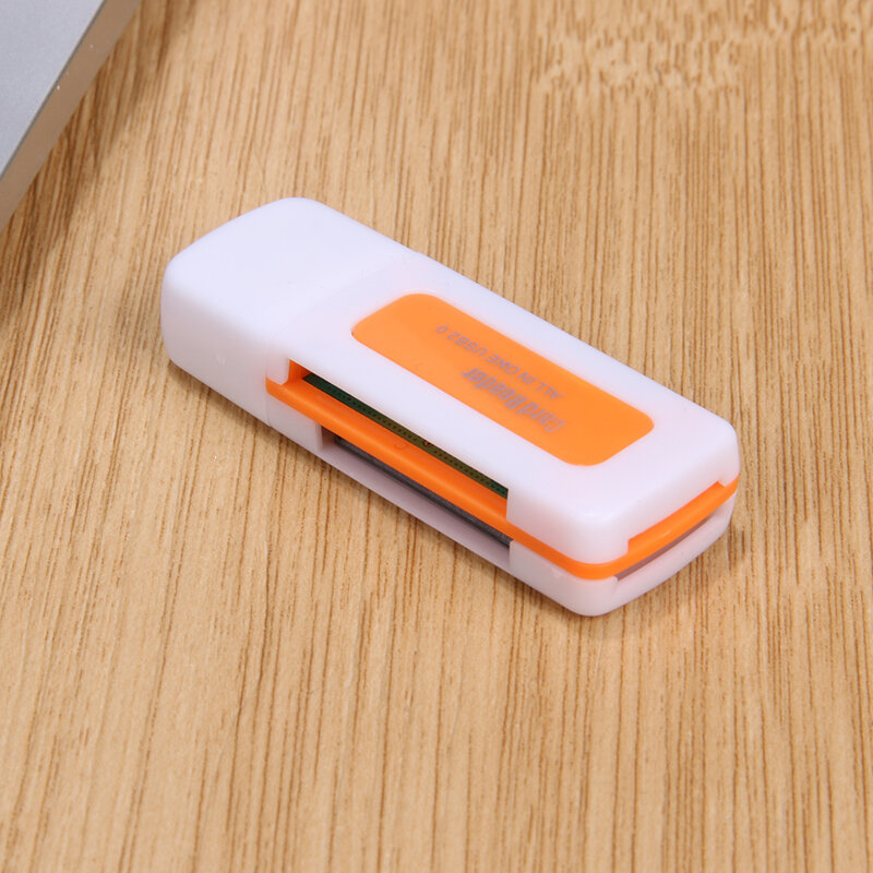 Mini USB2.0 4 Card Slots Smart Card Reader SD/MMC TF MS M2 Card Reader