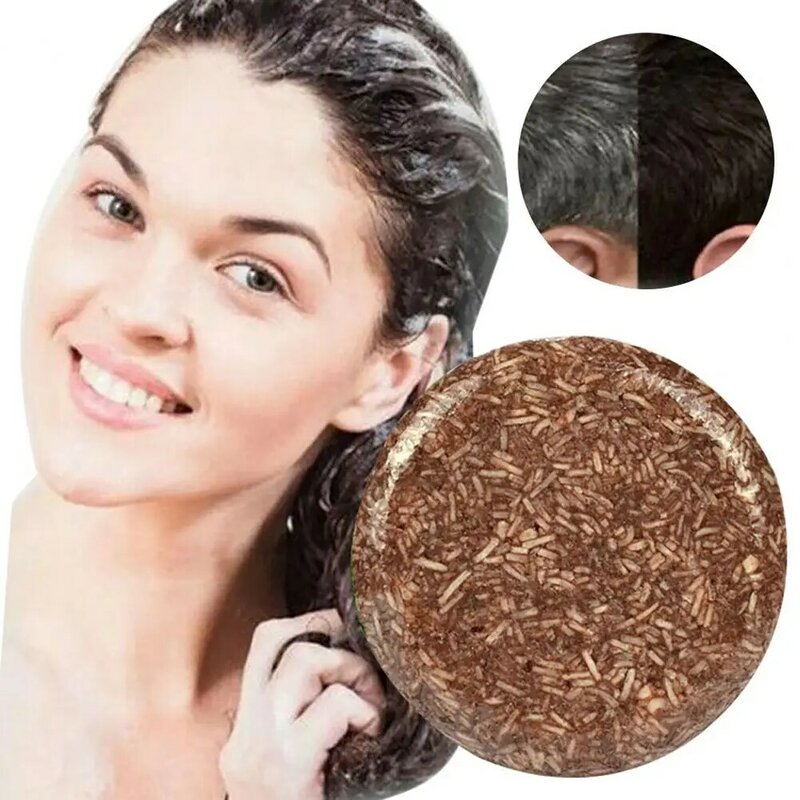 Controllo dell'olio per capelli Polygonum Multiflorum Hair Oil-control Nourish Shampoo saponetta per il lavaggio dei capelli